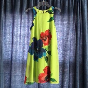Floral shift dress